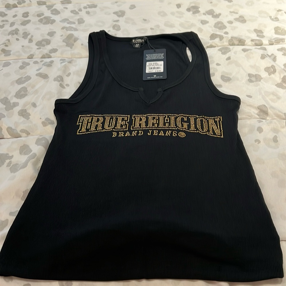 Black tank top